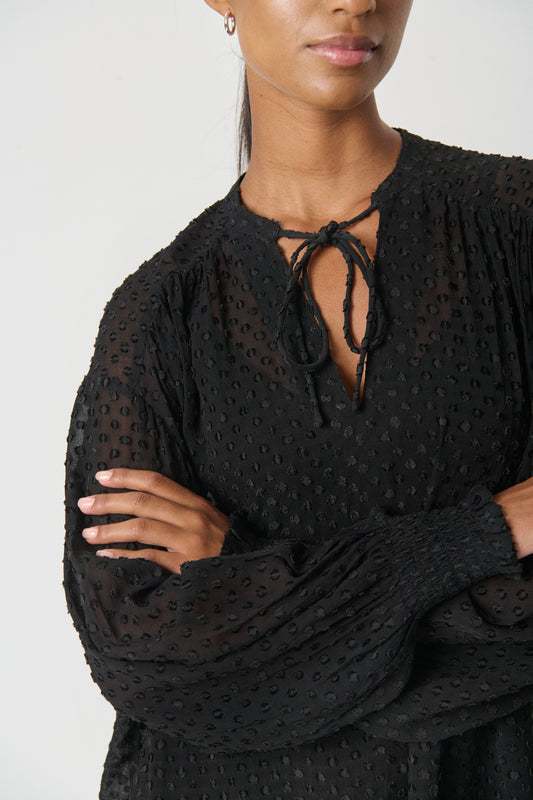 Part Two Ullis Tie Front Blouse