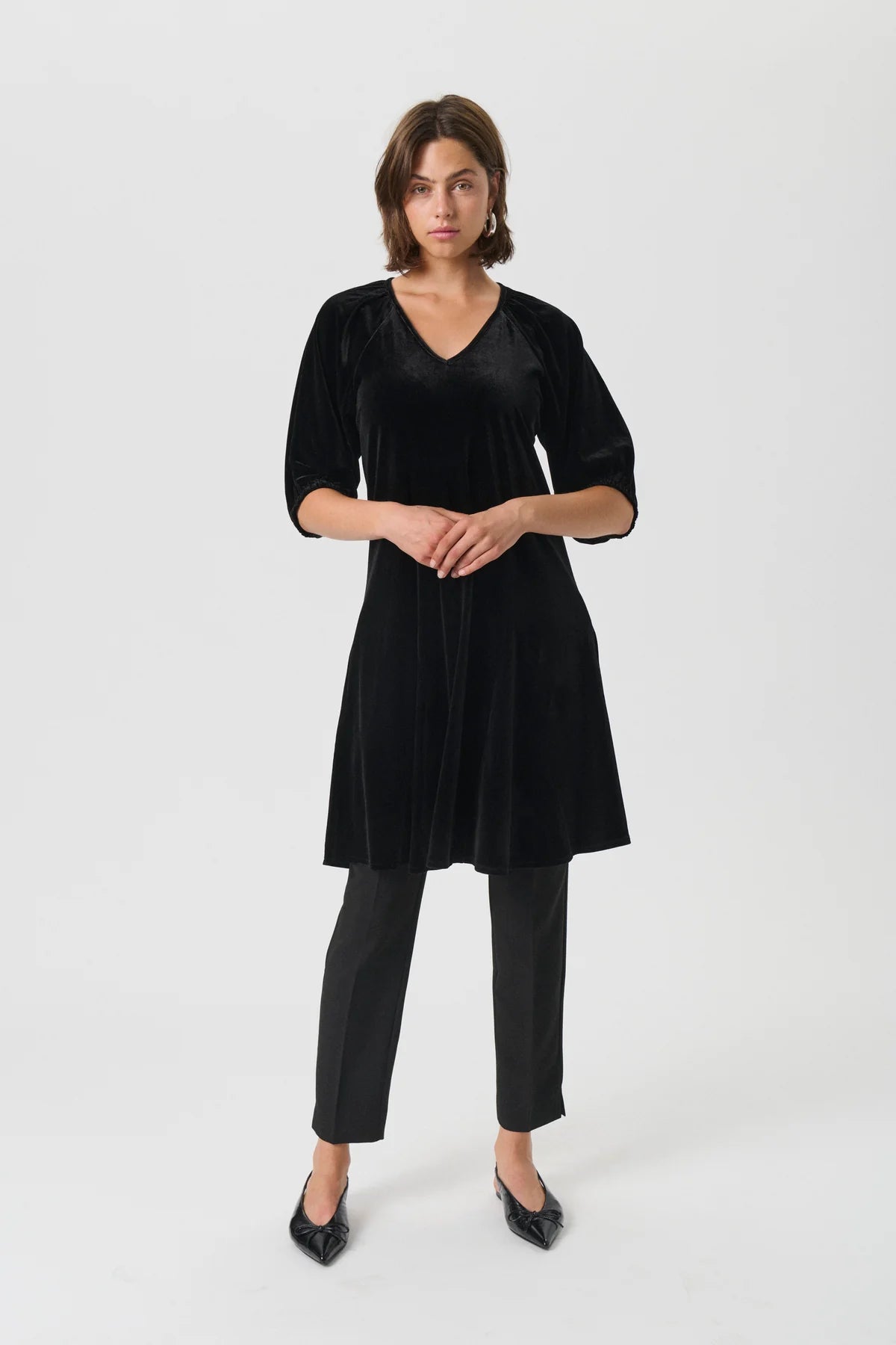 Part Two Ruthya Velour Dress