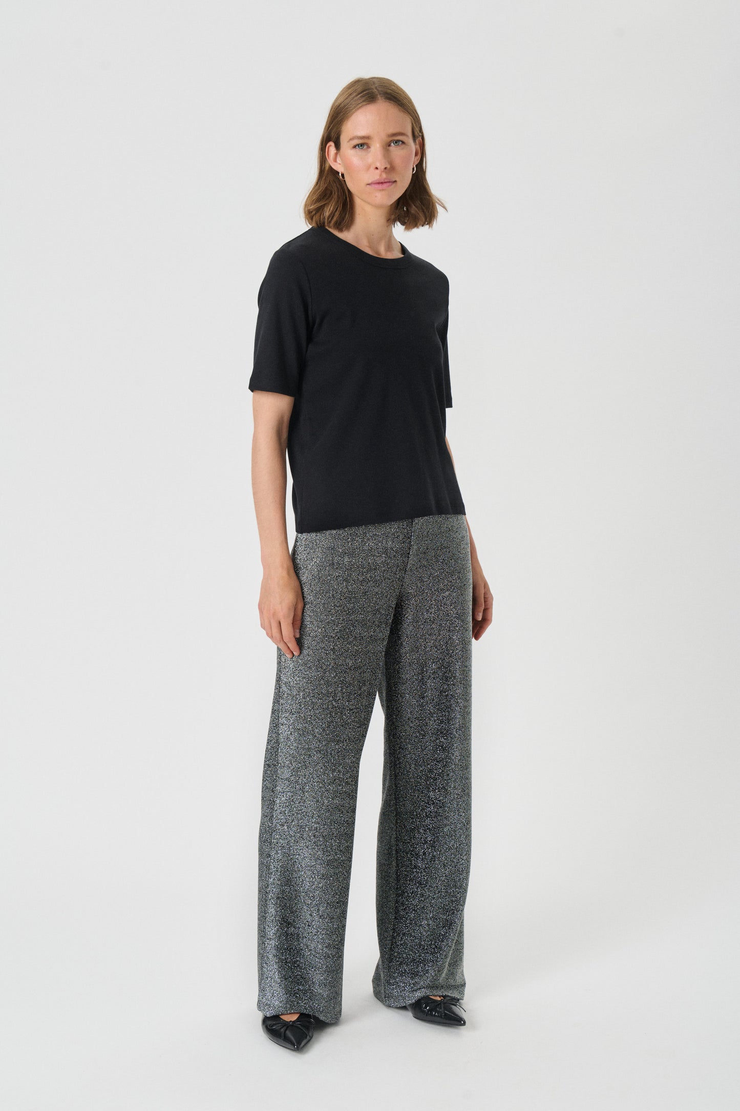 Part Two Vibekke Metallic Knit Pant