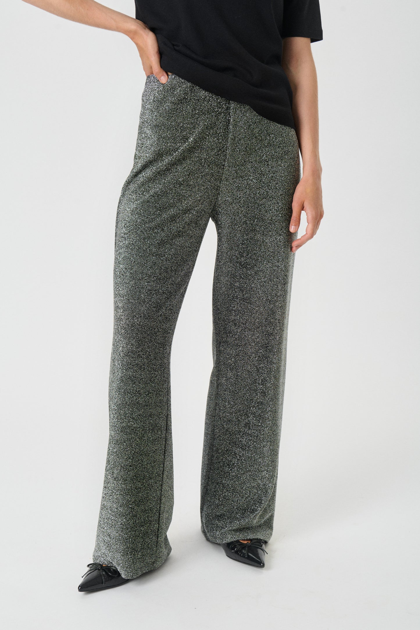 Part Two Vibekke Metallic Knit Pant
