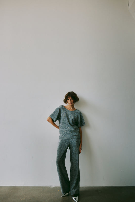 Part Two Vibekke Metallic Knit Pant