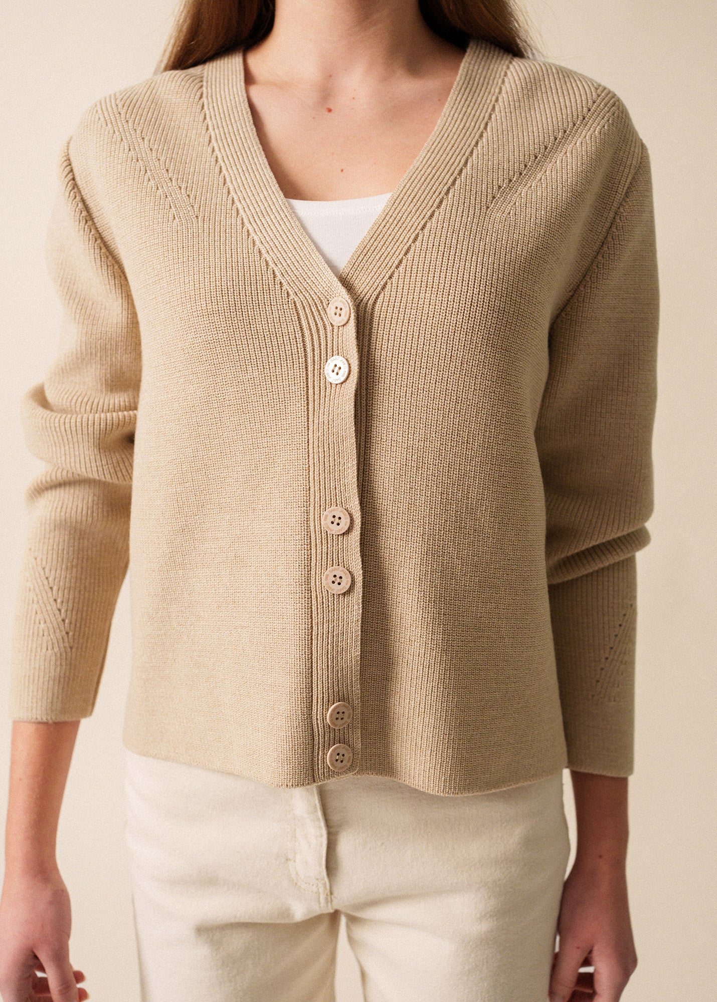 Saint James Aoste Wool Cardigan