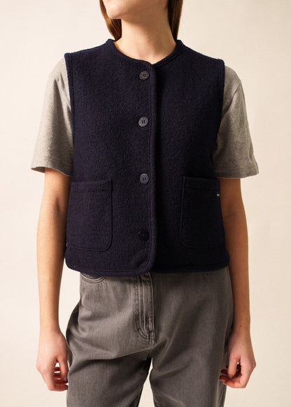 Saint James Jura Boiled Wool Vest