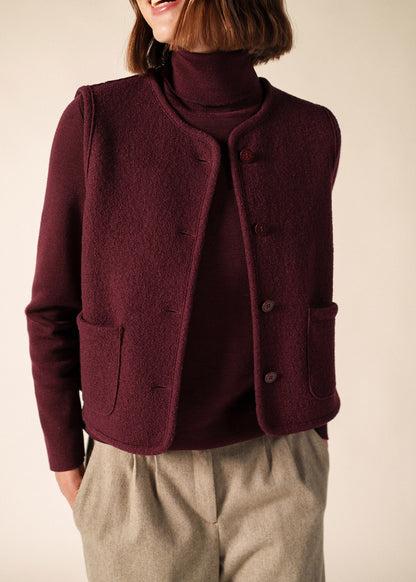 Saint James Jura Sleeveless Cardigan