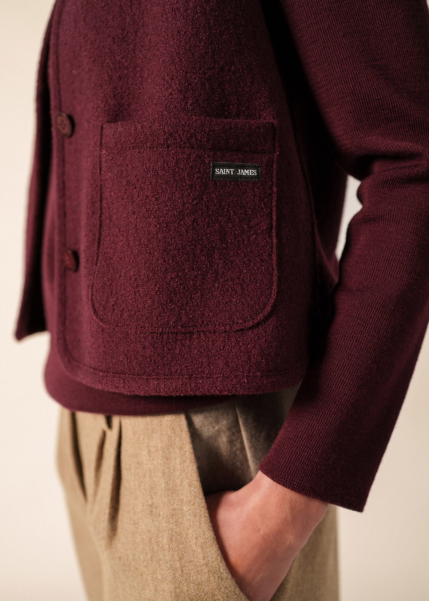 Saint James Jura Sleeveless Cardigan