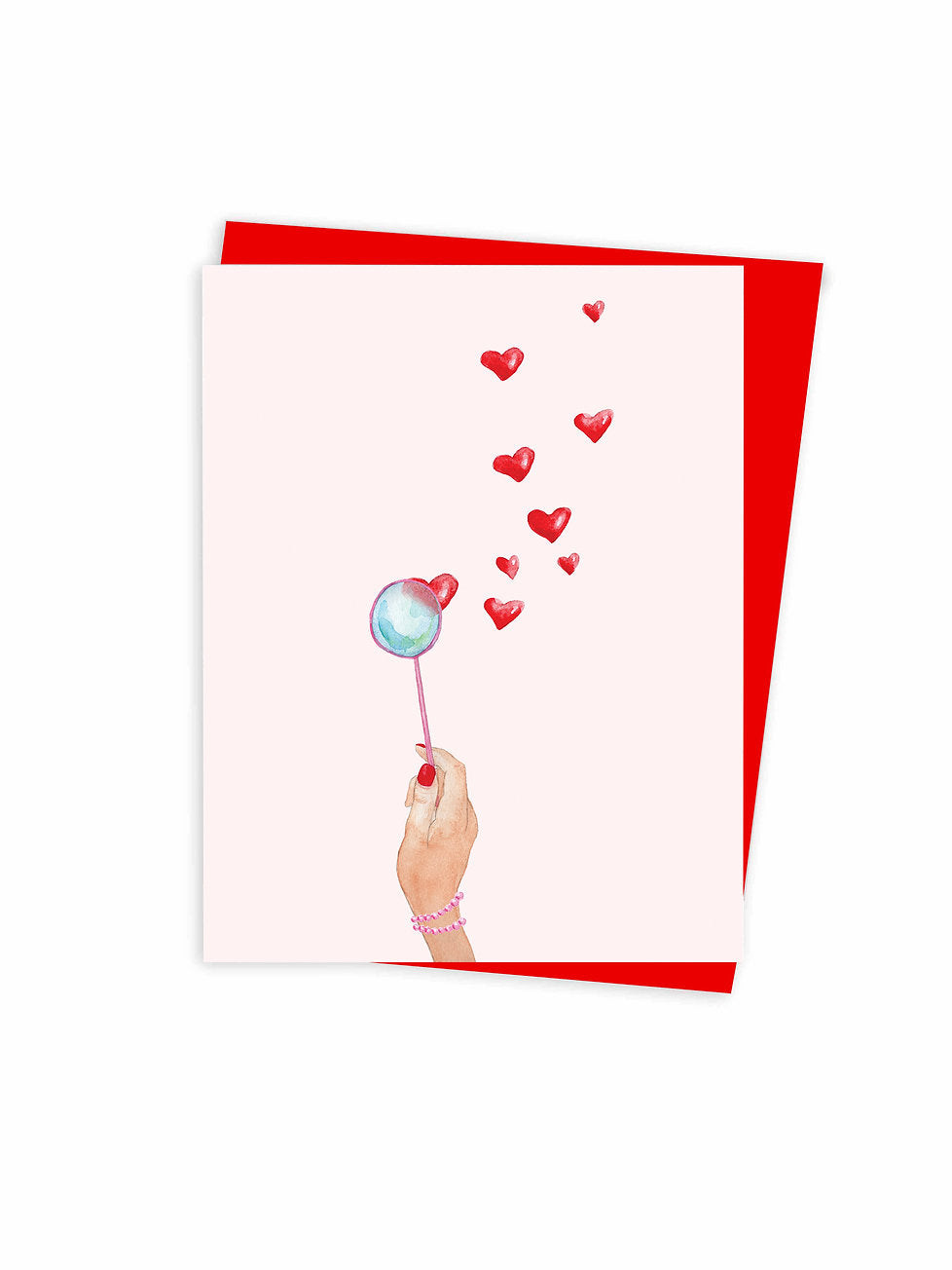 Blowing Kisses Card