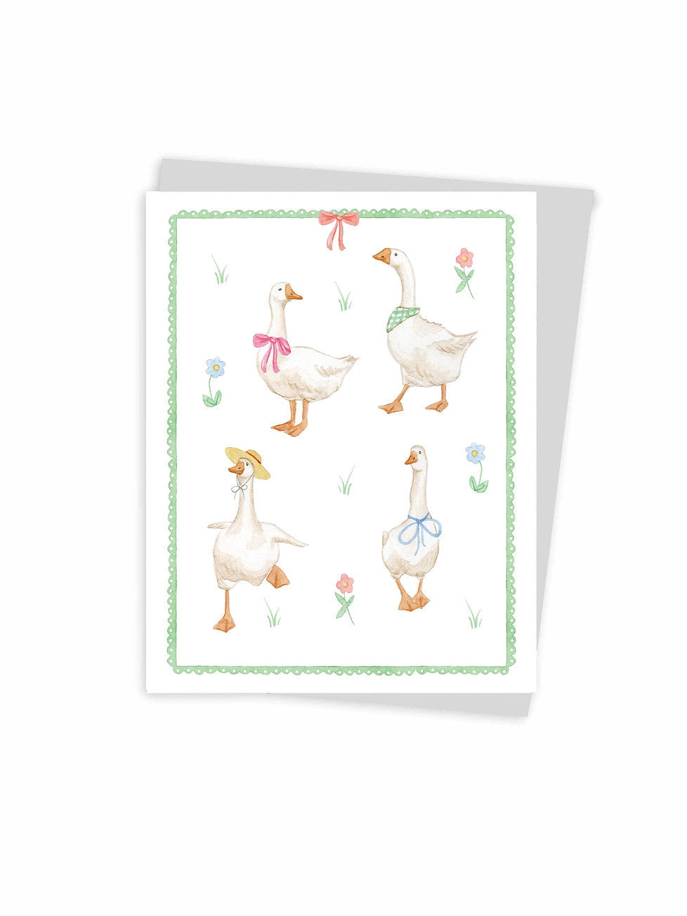 White Geese Card