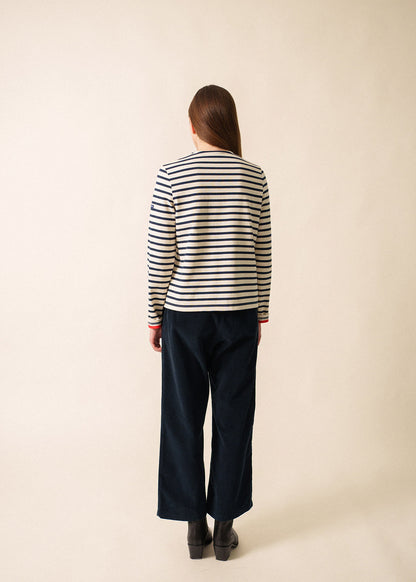 Saint James Mericardi Stripe Cardigan