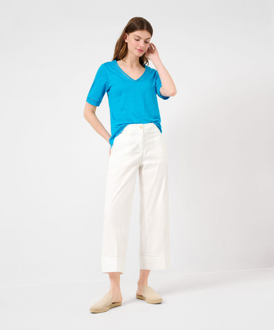 Brax Carry V-Neck Linen Top