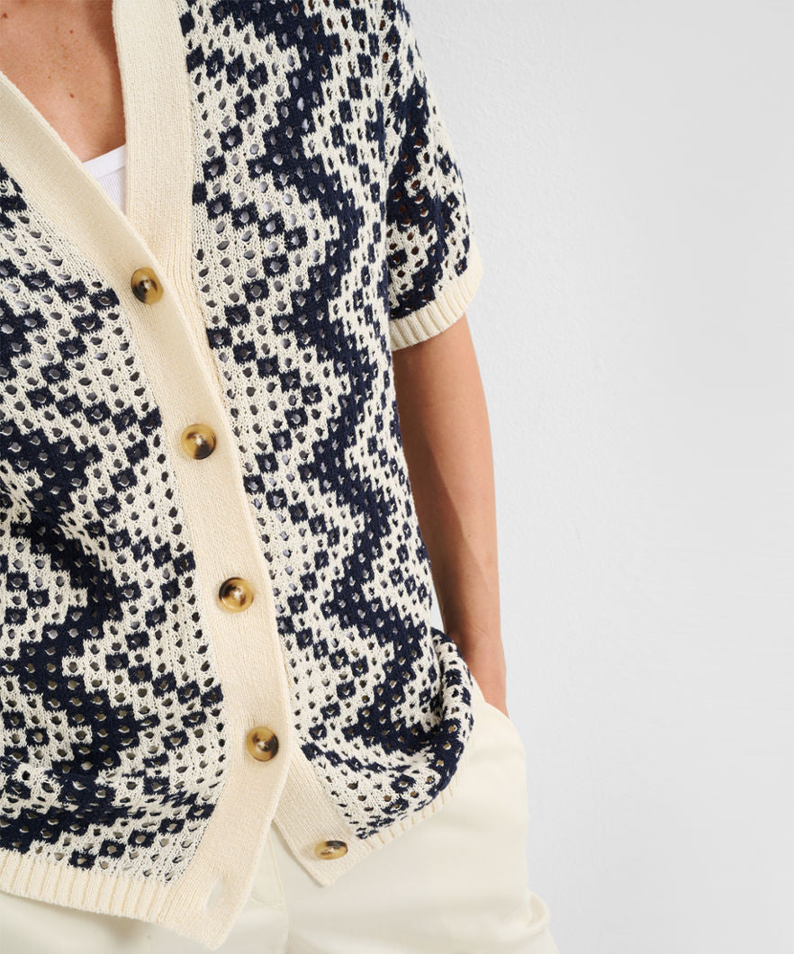 Brax Lillian Knit Button Cardigan