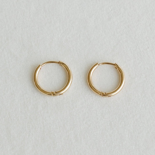 Thin Hoops: Mini (12mm)