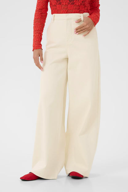 Cream Visti Twill Pant