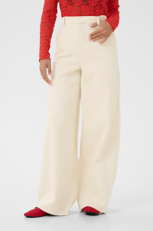 Cream Visti Twill Pant