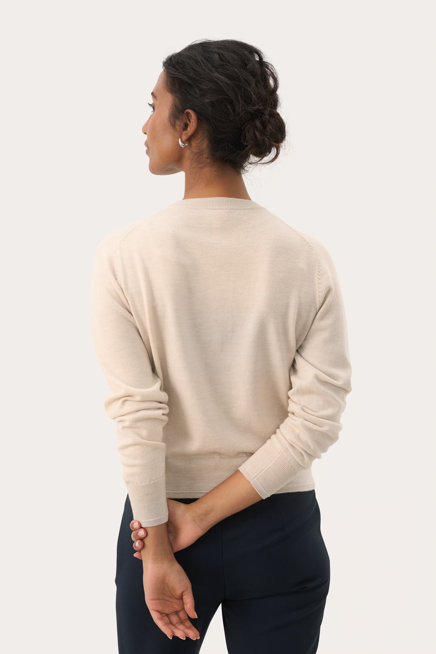 Part Two Noelani Fine Knit Wool Cardigan