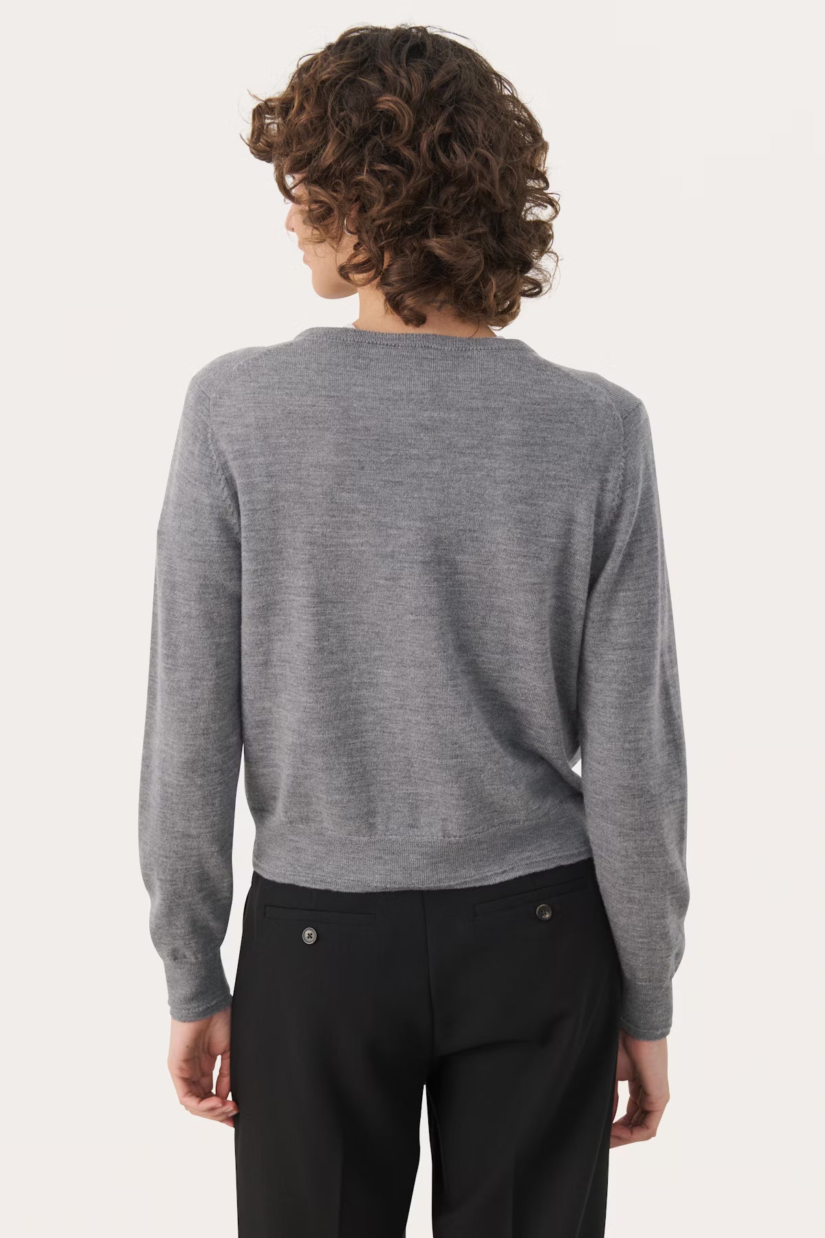 Part Two Noelani Fine Knit Wool Cardigan