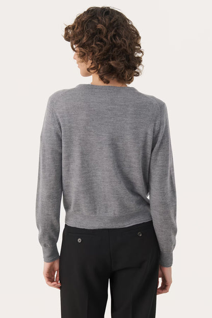 Part Two Noelani Fine Knit Wool Cardigan