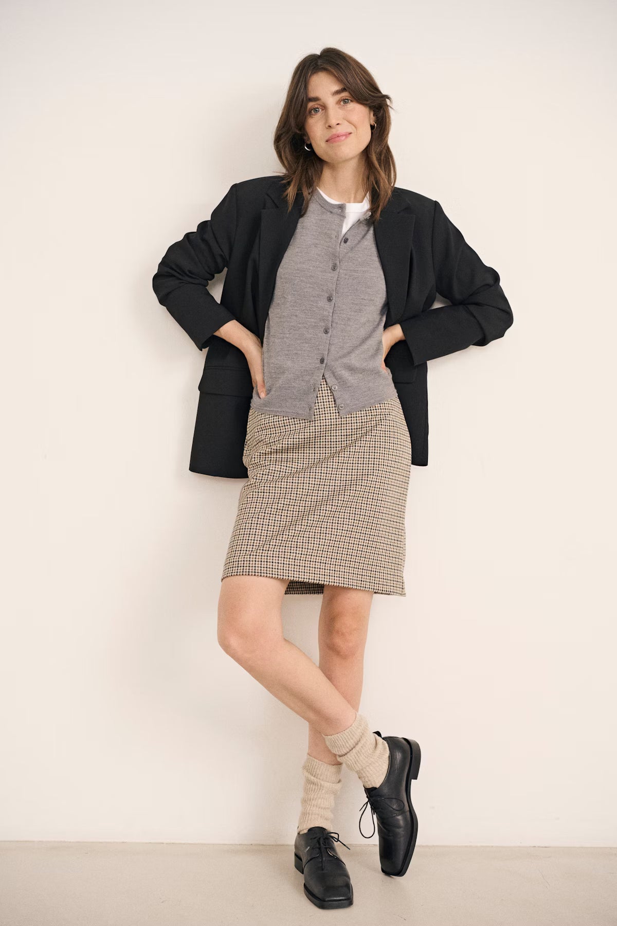 Part Two Noelani Fine Knit Wool Cardigan