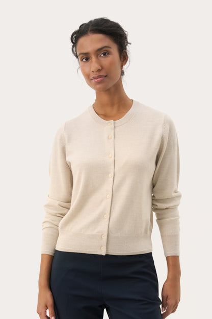 Part Two Noelani Fine Knit Wool Cardigan