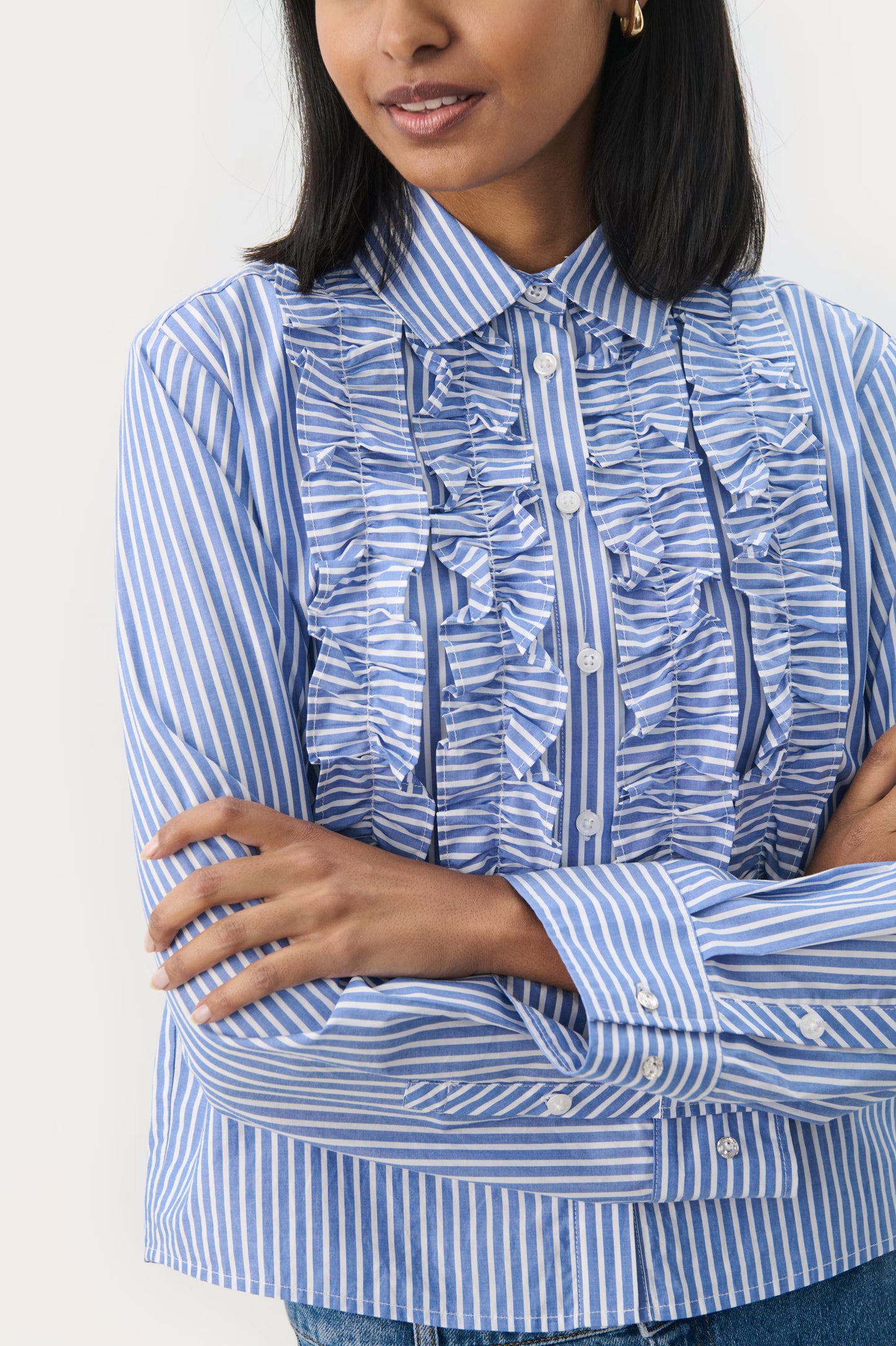 Part Two Pranvera Ruffle Shirt