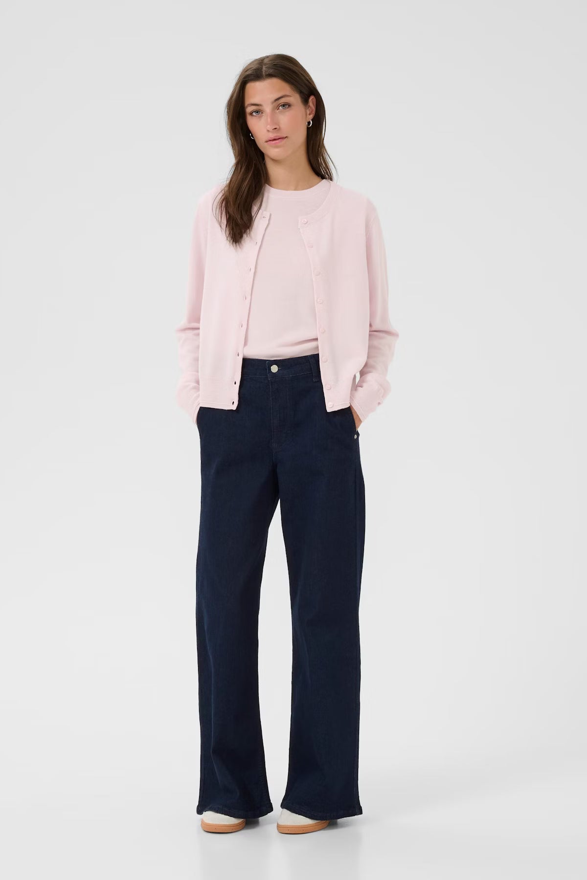 Part Two Noelani Fine Knit Wool Cardigan