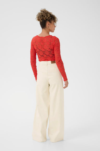 Cream Visti Twill Pant