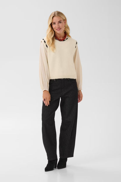CREAM Rosy Knit Slipover