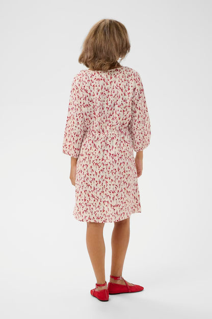 Cream Bellis Frill Dress