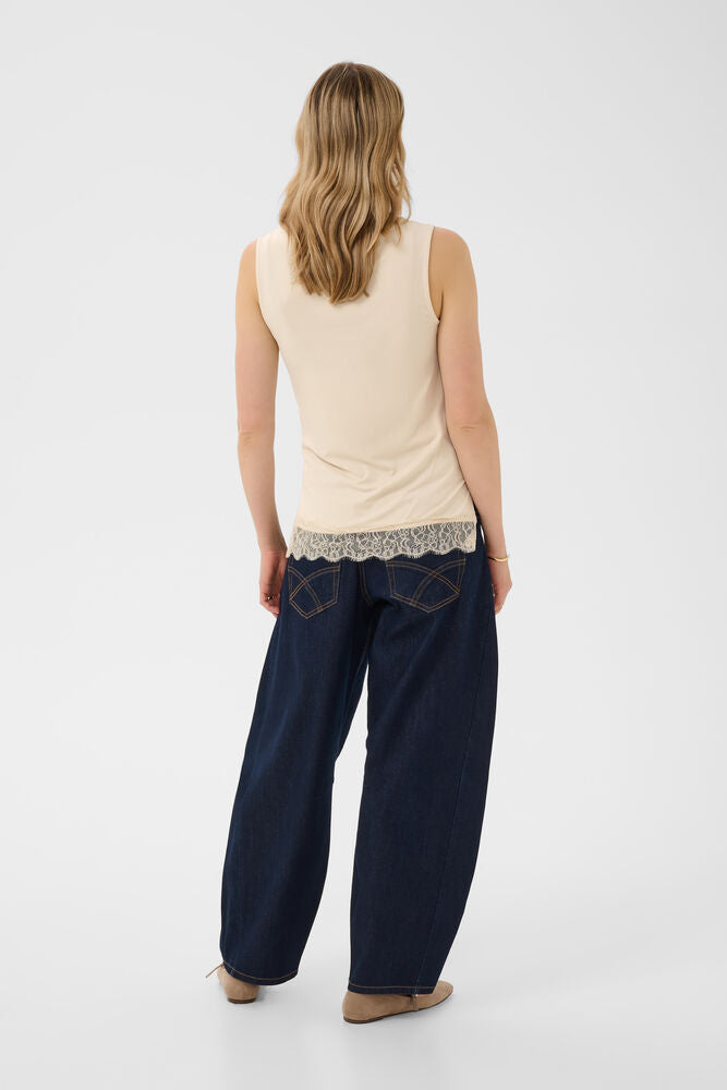 CREAM Alvaia Jersey Lave Top