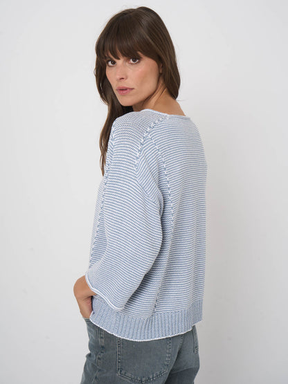 REPEAT Cotton Knit Sweater