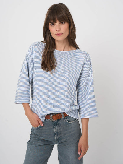 REPEAT Cotton Knit Sweater
