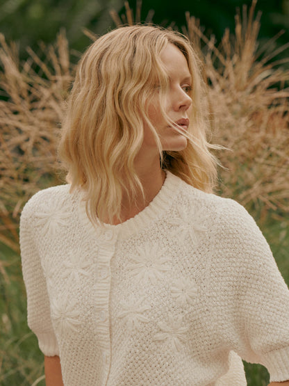 REPEAT Flower Embroidered