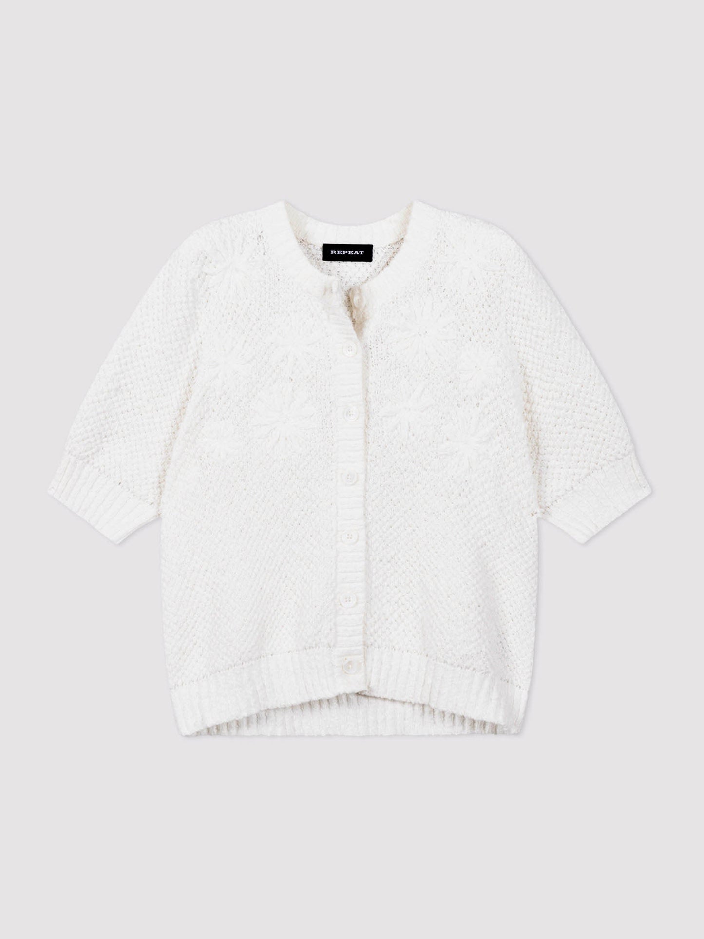 REPEAT Flower Embroidered