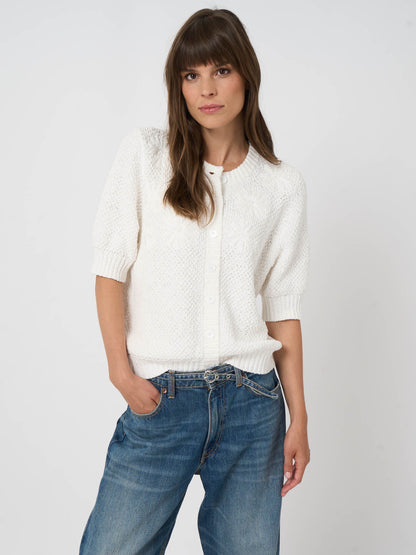 REPEAT Flower Embroidered