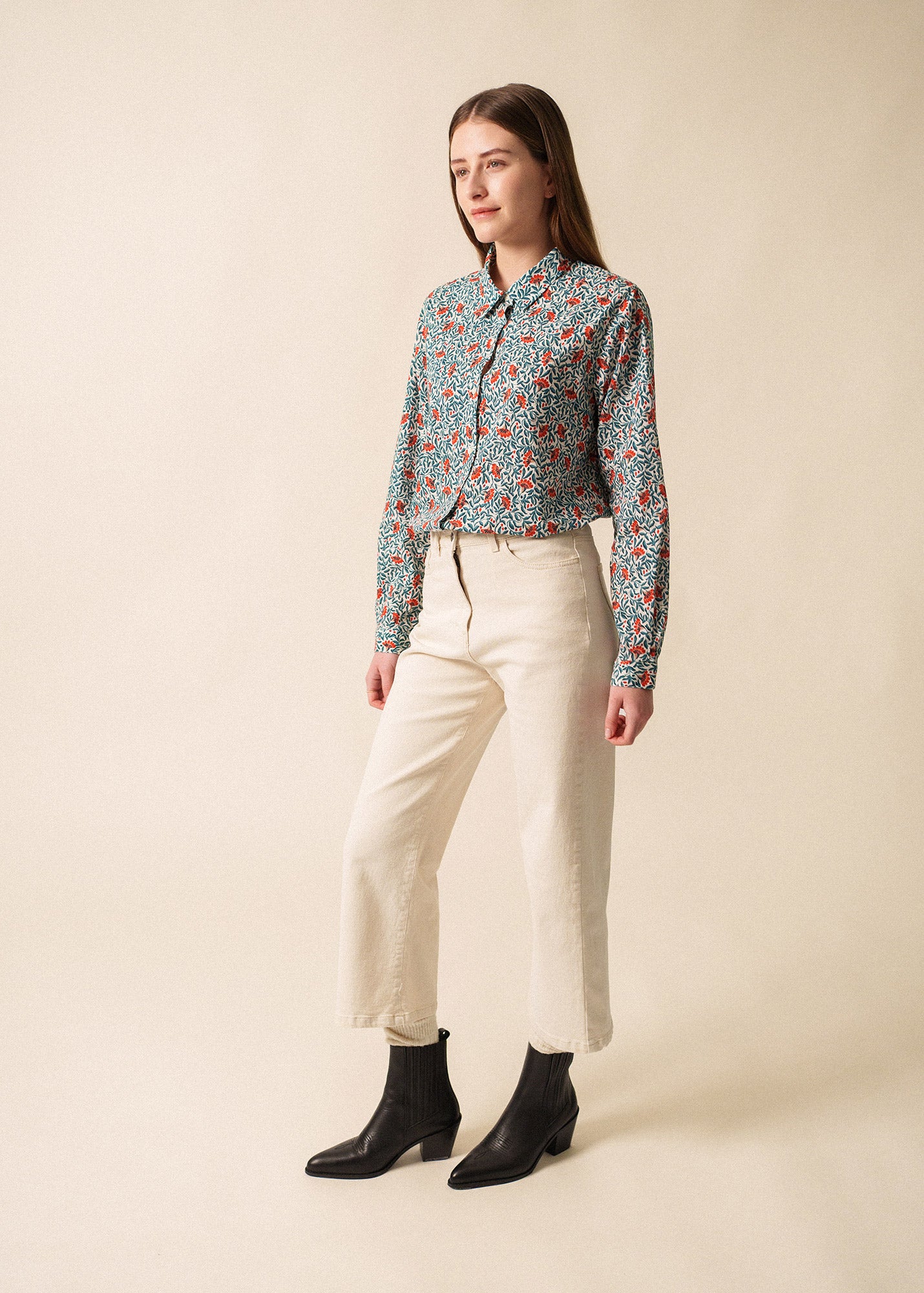 Saint James Fanny Floral Print Blouse