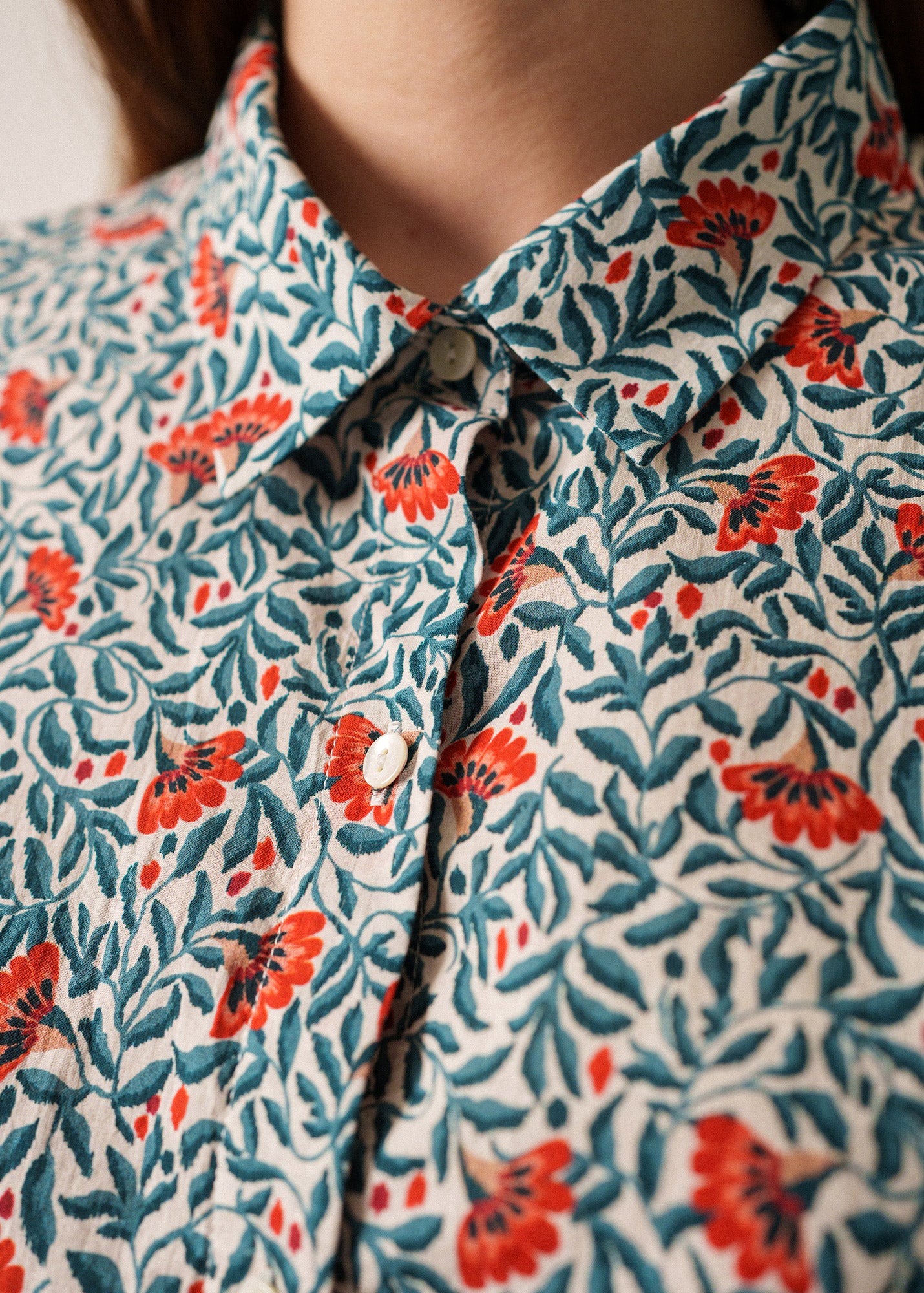 Saint James Fanny Floral Print Blouse