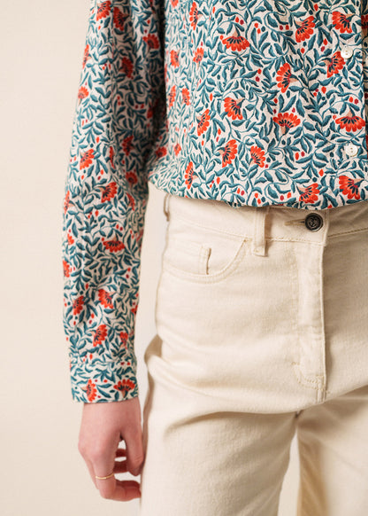 Saint James Fanny Floral Print Blouse