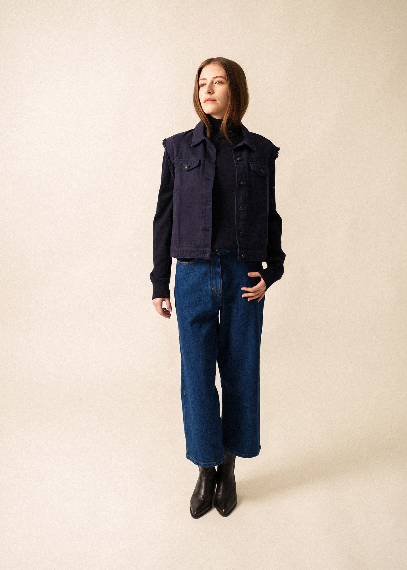 Saint James Ste Ines Fringe Vest