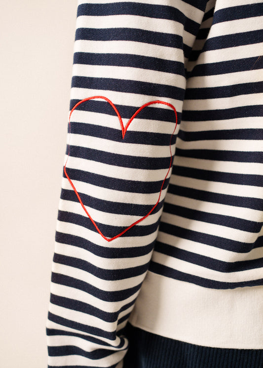 Saint James Nina Stripe Polo Top