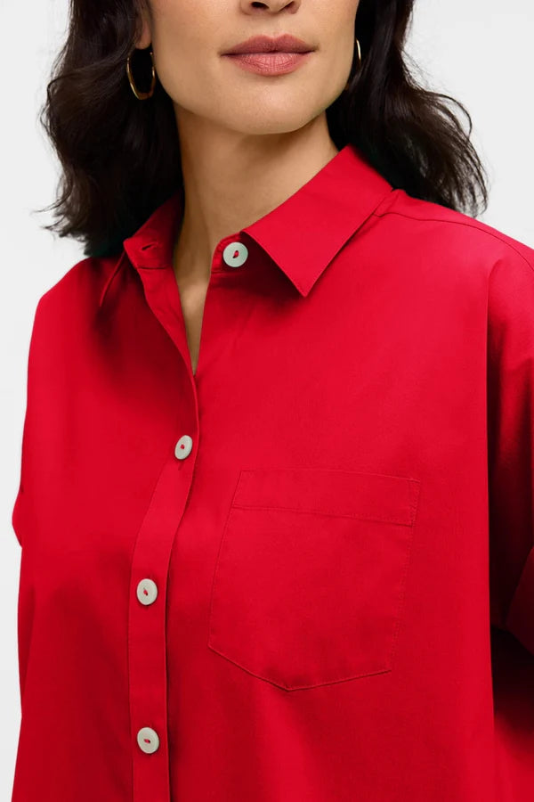 Foxcroft Abigail Cap Sleeve Shirt