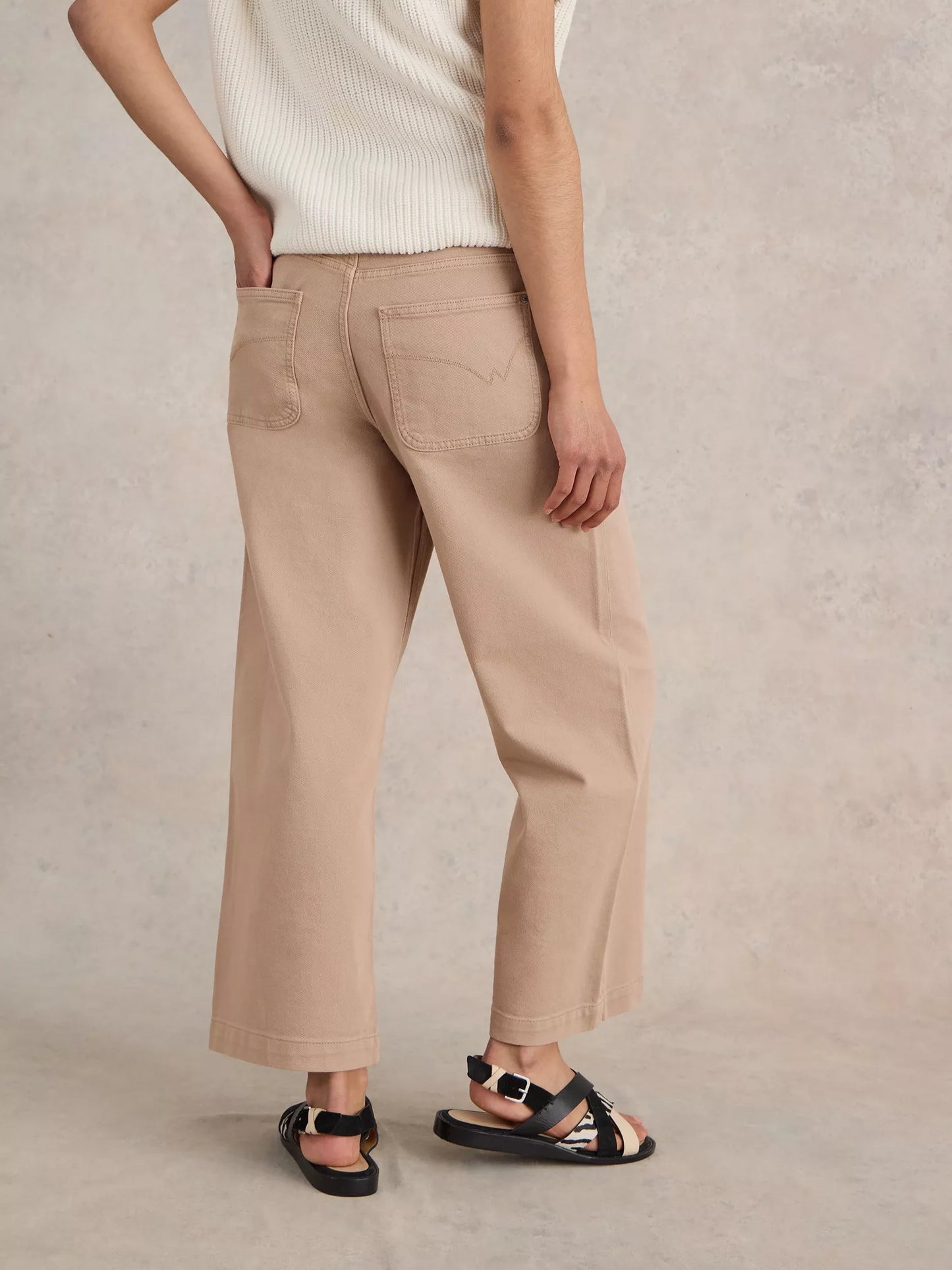 White Stuff Tia Cropped Wide Leg Jean