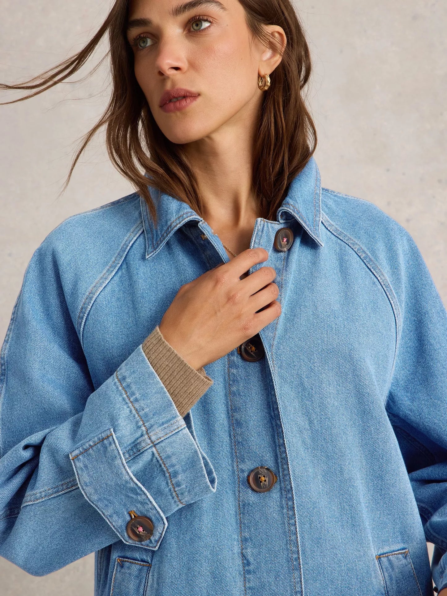 White Stuff Oakleigh Denim Coat