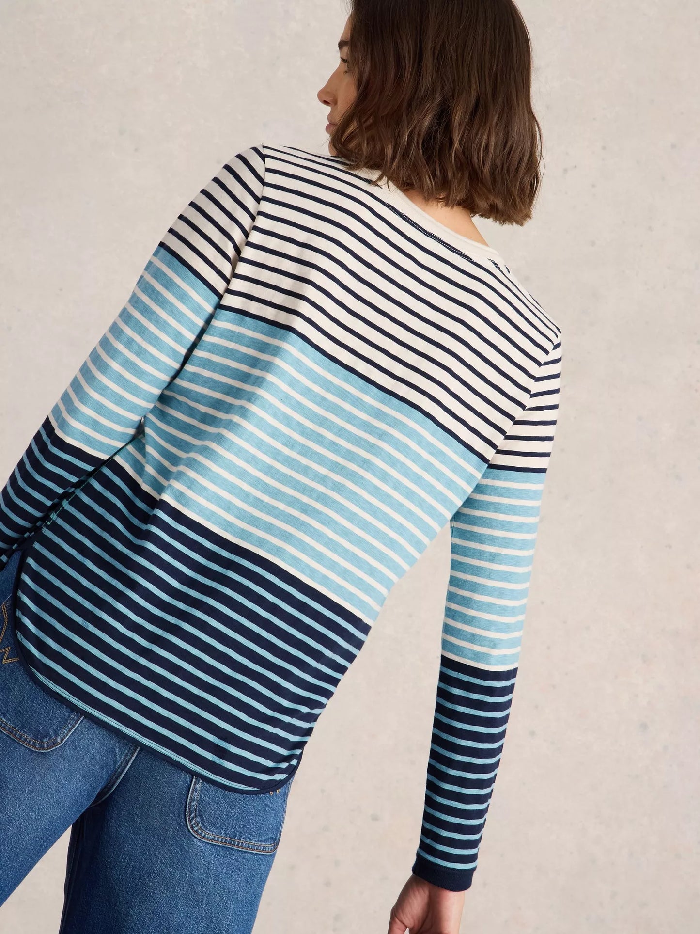 White Stuff Clara Stripe Top