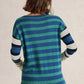 White Stuff Olive Stripe Jumper