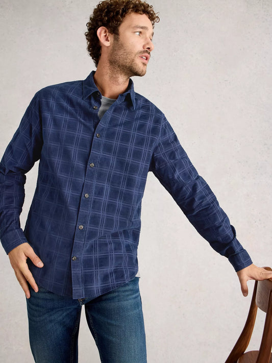 White Stuff Griffin Cord Check Shirt