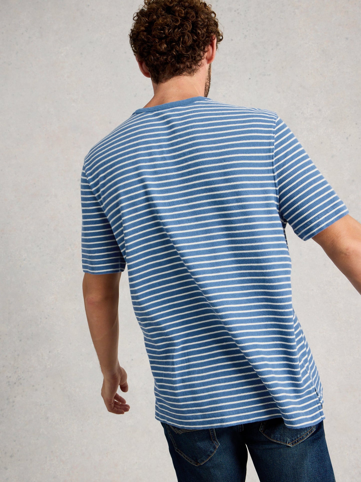 White Stuff Men's Horsham Stripe T-Shirt