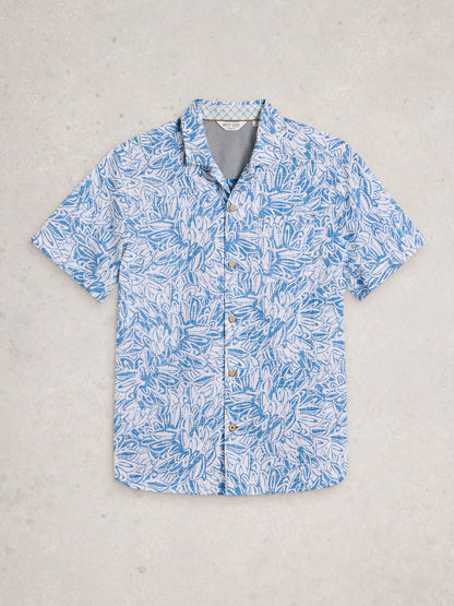 White Stuff Finsbury Leaf Print Shirt