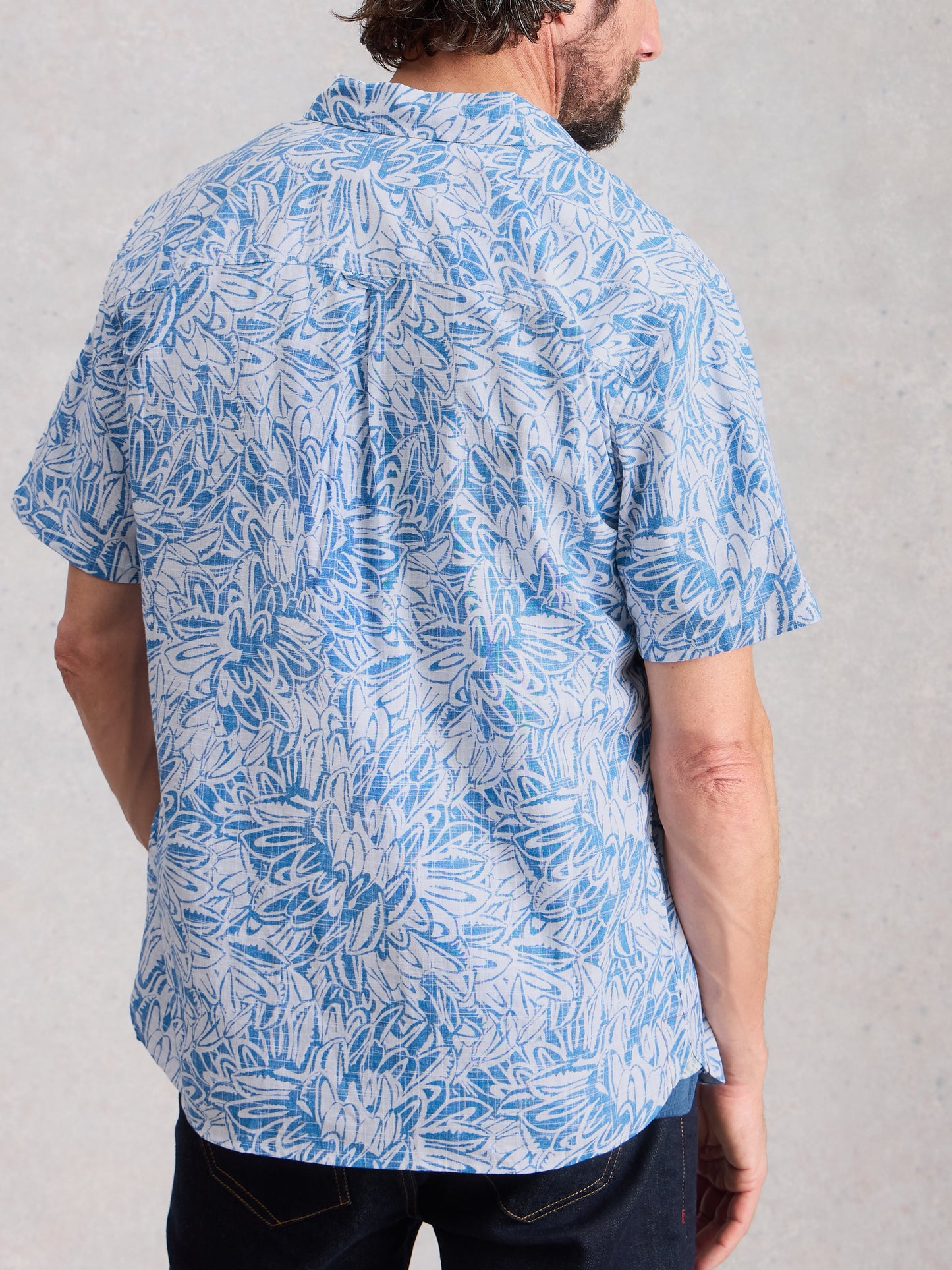 White Stuff Finsbury Leaf Print Shirt