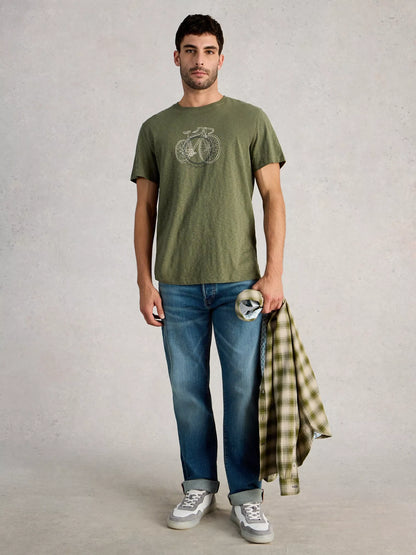 White Stuff Men's Cogs Graphic T-shirt