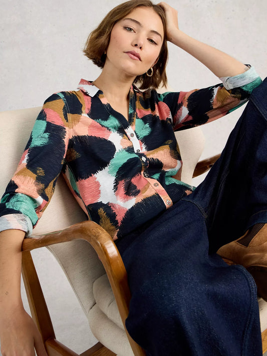 White Stuff Annie Jersey Shirt