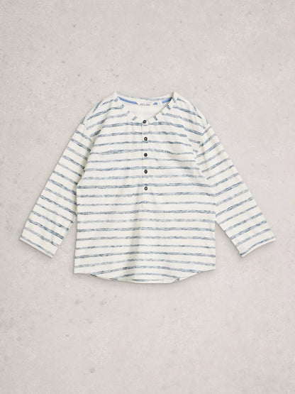 White Stuff Beth Stripe 3/4 Sleeve Shirt